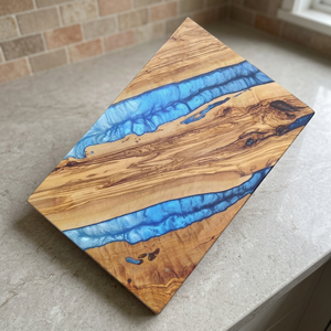 Planche à découper en résine et bois, modèle décoratif en époxy pour la maison, cadeau, cuisine - Product Image 3