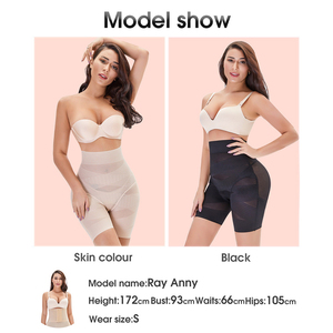Shanhao Ready to Ship Womens High <strong>Waist</strong> Shapewear Plus <strong>Size</strong> See Through Mesh Tummy Control Fitness Yoga <strong>Panties</strong> - Product Image 5