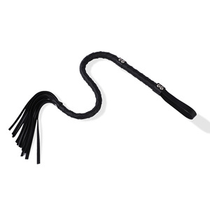 Fouet en cuir tressé SM de 85 cm pour jeux BDSM, accessoires de retenue pour jeux adultes - Product Image 4