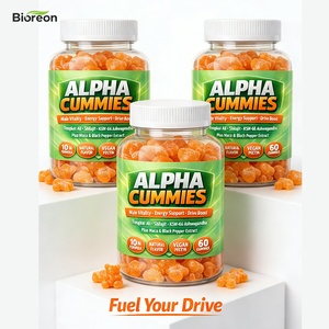 Gomitas Alfa 10 en 1 con Musgo Marino 1600mg, Aceite de Semilla Negra, Sin Azúcar, Suplementos Herbales para Adultos, 60 Unidades - Product Image 3