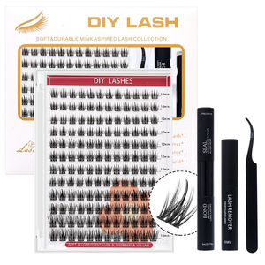 Fabricant de faux <span class=keywords><strong>cils</strong></span> à Qingdao, OEM Europe, extensions de <span class=keywords><strong>cils</strong></span> spectaculaires de 8 à 18 mm, longueurs mixtes, <span class=keywords><strong>cils</strong></span> DIY 3D Manga - Product Image 4