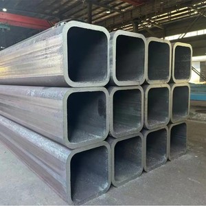 Tubo Rectangular de Acero de 30G 40G 50G 60G, Tubo Cuadrado de Hierro Metálico / Sección Hueca Cuadrada de Hierro Negro - Product Image 1