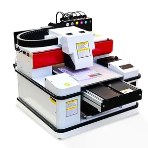 Printer UV 3360 Baru, Printer UV 3360 dengan Printhead Ganda XP600 Otomatis untuk Pencetakan Kartu