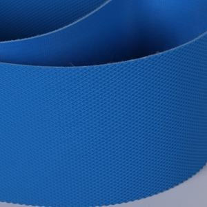 Mavi Gıda Sınıfı PU Yağa Dayanıklı Düz Bantlı Konveyör, Hamur Levha Makinesi Üretim Tesisi Kullanımı İçin, 2 Yıl Garantili - Product Image 3