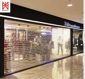 Porte enroulable commerciale en <span class=keywords><strong>polycarbonate</strong></span>, volet automatique en cristal, porte de garage transparente <span class=keywords><strong>pour</strong></span> fabricant commercial - Product Image 1