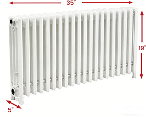 <span class=keywords><strong>Radiateur</strong></span> carré <span class=keywords><strong>en</strong></span> <span class=keywords><strong>fonte</strong></span> au design moderne et contemporain, facile à installer pour le chauffage domestique et l'utilisation <span class=keywords><strong>en</strong></span> salle de sport. - Product Image 4