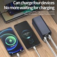 Batterie externe pour ordinateur portable de qualité supérieure 20000mAh en aluminium avec entrée/sortie Type-C, double ports USB, charge rapide 65W/100W/22.5W, écran LED, OEM/ODM