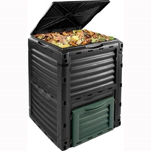 Ngoài trời dễ dàng lắp ráp bền 80 gallon 300L Nhựa Lớn Vườn <span class=keywords><strong>compost</strong></span> <span class=keywords><strong>bin</strong></span> - Product Image 1