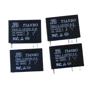 100% relais Tianbo d'origine TRA1L-24VDC-S-Z 10A 240VAC/30VDC