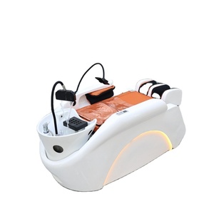 Cama de lavado de cabello Kisen, mesa de masaje para salón, cama de masaje automática tailandesa robótica 4D, cama de champú con cascada, diseño Zen-flow de alta gama en oferta - Product Image 1