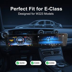 Tableau de bord numérique LCD complet amélioré pour Mercedes Classe E 213 E200 E300 E350 - Affichage 808 Compteur de vitesse et odomètre - Product Image 4