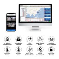 Système DVR mobile AHD 1080P 4 canaux avec 4G GPS WiFi pour la surveillance des flottes commerciales de camions et de bus, usine OEM