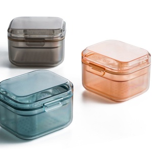 Manufacturer Logo OEM Dental Retainer Case Plastic <b>Denture</b> <b>Box</b> - Product Image 6
