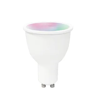 Banqcn Factory direct sales Smart Zigbee GU10 bulb, led smart lights Remote Control and App control-RGBW GU10 Spot light 5W