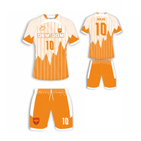 Jersey Sepak Bola Kustom dengan Sublimasi Penuh, Nama dan Nomor Tim Anda, OEM Dropship.