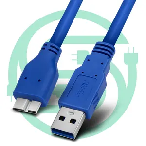 VELLYGOOD câble USB 3.0 câble AM/MICRO HDD cuivre bleu OD 6.0mm