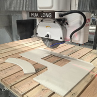 Machine de découpe CNC à 5 axes pour pierre, multifonctionnelle, pour comptoirs en granit et marbre, avec logiciel italien, modèle 2025 Hot Bridge Saw