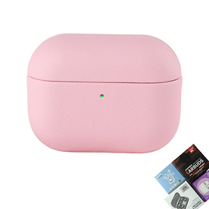 Étui de protection anti-chute pour écouteurs <span class=keywords><strong>AirPods</strong></span> Pro 2 <span class=keywords><strong>3</strong></span>, couleur unie, en cuir, pour <span class=keywords><strong>AirPods</strong></span> 4, disponible en entrepôt US/UE - Product Image 1