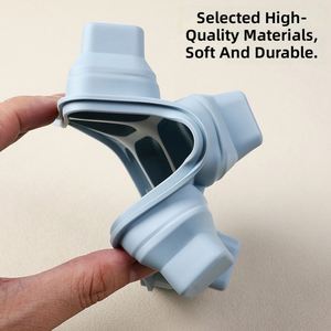 Moule à glaçons pliable en silicone de qualité alimentaire avec couvercle, congélation rapide, démoulage facile, bac à glaçons sphériques, nouveau style domestique - Product Image 2