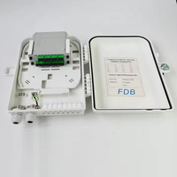 Caja de Distribución Óptica de 16 Puertos, Caja Nap 1x16 FDB, Caja Nap 1*16, Caja de Distribución de Fibra Óptica de 16 Puertos, Fácil Conexión de Fibra Óptica
