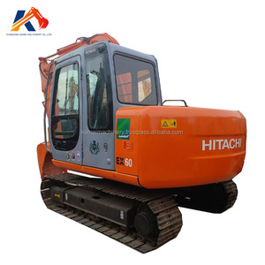 Miniexcavadoras sobre orugas Hitachi ZX60 ex60 zx70 zx75 6ton pequeña excavadora de suelo construcción municipal a la venta - Product Image 1