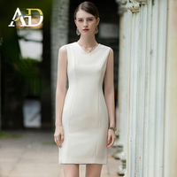 Costumes originaux de robe sans manches haut de gamme de luxe à bouton unique pour femmes occasion formelle classique vente en gros OEM d'usine ODM