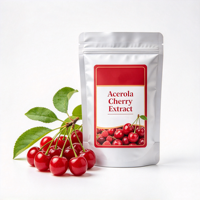 Extrait de cerise Acerola en poudre de qualité alimentaire, fourni par l'usine