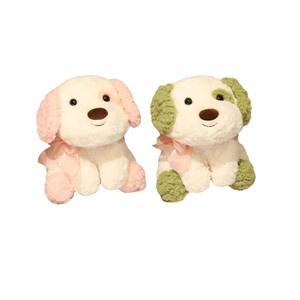 Ensemble de jouets en peluche mignons en gros : ours en peluche et chiot, adorables <span class=keywords><strong>animaux</strong></span> en peluche pour couple, cadeau pour enfants, décoration intérieure - Product Image 6