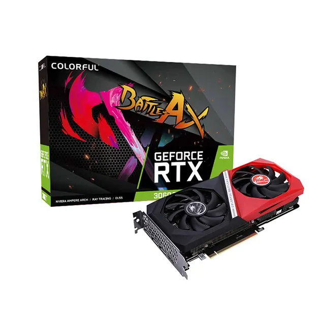 GeForce RTX bunte 3060Ti 8G Battle Ax Gaming-Grafikkarte mit 8GB GDRR6-Speicherunterstützung MSI RTX 3060 Ti-Grafikkarte