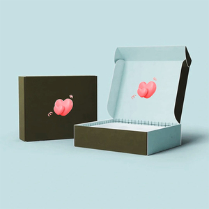 Cosméticos personalizados Cuidado DE LA PIEL Ropa Vestido Vela Donuts Rosa Correo Papel Embalaje Almacenamiento Envío Mailer Cajas corrugadas - Product Image 3