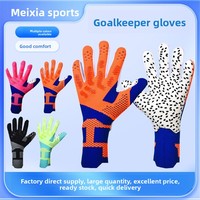 Guantes de Portero Profesionales para Exteriores, Látex Elite, Sin Dedos, Antideslizantes, Malla 3D Transpirable, Soporte de Muñeca con Vendaje, para Adultos