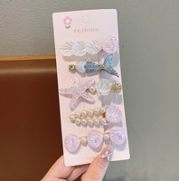 Barrettes pour cheveux en forme de queue de sirène pour enfants, adorables pinces à cheveux pour petites filles, accessoires capillaires à thème princesse pour fêtes et usage quotidien