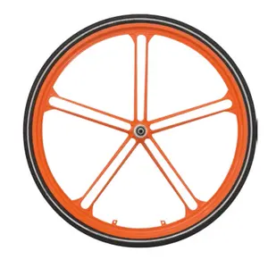 Cerchi per bici da 26 pollici ruota per bici a forma di fiore cerchi a 10 razze in lega di magnesio anteriore e posteriore 2 pezzi SET bellissimo verniciato a polvere