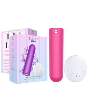 Hecho en China Popular recargable 10 velocidades Mini bala Control remoto femenino Av varita vibrador estimulador del clítoris masaje corporal - Product Image 5