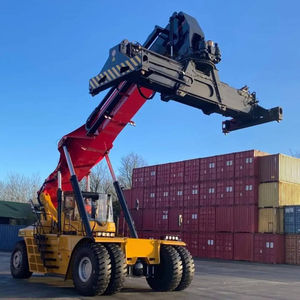 Heavy Duty Lifting Machine Port 45 Ton Container <strong>Reach</strong> <strong>Stacker</strong> SRSC45H2/H1 Forklift Hydraulic Tyre <strong>Reach</strong> <strong>Stacker</strong> for Sale - Product Image 1