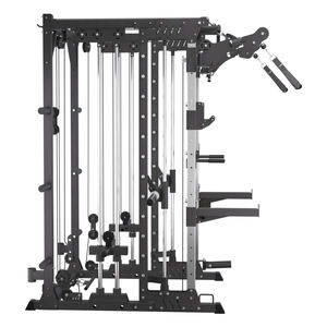 Rack Smith multifonctionnel avec système de <span class=keywords><strong>poulie</strong></span> double, équipement d'entraînement de force commercial, machine Smith, <span class=keywords><strong>cage</strong></span> de puissance - Product Image 6