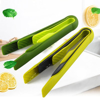 Ensemble de 3 pinces de cuisine en plastique PP, idéales pour le barbecue, la préparation culinaire, le service des bonbons et du sucre – Vente chaude