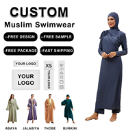 Burkinis Zaynab personnalisés, maillots de bain modestes pour filles, hijab intégral, couleurs multiples, burkinis islamiques pour femmes musulmanes