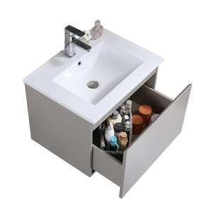 Meuble-lavabo mural HERA 46 L80 x L46 x H45 cm HERA PVC Écologique pour Hôtel et Maison, Style Moderne, Garantie 2 Ans - Product Image 4
