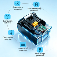 Batterie de remplacement Li-ion haute capacité 18V pour outil électrique Makita BL1860 BL1850 avec BMS