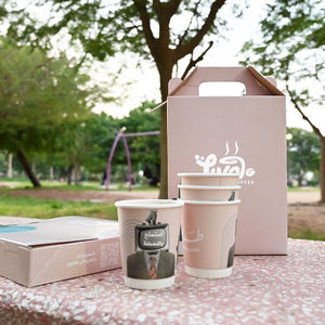 <span class=keywords><strong>Carafe</strong></span> de serveur de boissons personnalisée à emporter 1l/3l/5l/10l/20l boîte à café jetable de 96 oz avec tasse isolée à emporter récipient à café - Product Image 2