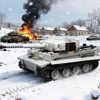 Nouveaux produits Char lourd allemand Panzer VI Tiger S04 de la Seconde Guerre mondiale Modèle militaire Panzer Kit de modèle de char Tiger Blocs de construction de modèle de char