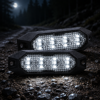 Luz Estroboscópica de Superficie de 6 LED con Color Personalizado, IP6K9K, ECE R65 R10, SAE J595, Lámpara de Advertencia de Emergencia para Camiones, 12V 24V, Sincronizada