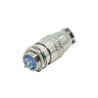 Connecteur d'aviation XS16 à verrouillage rapide, prise circulaire mâle 2-7 broches, fiche femelle, en alliage de zinc, cuivre plaqué argent
