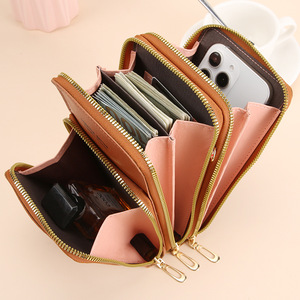 <span class=keywords><strong>Sac</strong></span> à bandoulière mini multifonctionnel antivol pour femme, durable, avec fermeture éclair, en PU, avec écran tactile, <span class=keywords><strong>porte</strong></span>-cartes pour téléphone portable - Product Image 5