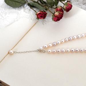 สร้อยคอไข่มุกน้ำจืดสีขาวธรรมชาติ เงินแท้ 925 รุ่น Wenchi Classic ดีไซน์เรียบหรู เหมาะเป็นของขวัญวันแม่สำหรับผู้หญิง ผลิตในประเทศจีน - Product Image 5