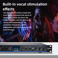 Processeur d'effets professionnels 99 DSP numérique Bluetooth avec réverbération et excitation, appairage stéréo, pour scène, maison, karaoké et audio