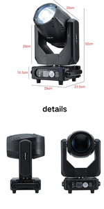 Cabeza Móvil de 295W con Estuche de Transporte, Luz de Escenario para DJ y <span class=keywords><strong>Discoteca</strong></span>, Personalizable, 14 Colores - Product Image 4