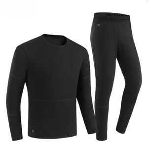 Ropa interior de invierno térmica eléctrica recargable por USB de 5V para hombre, conjunto de dos piezas, Calzoncillos largos, tela de capa Base, <span class=keywords><strong>pijama</strong></span> para mantener el calor - Product Image 5