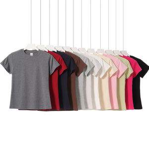 Женская футболка с коротким рукавом и круглым вырезом - Product Image 1